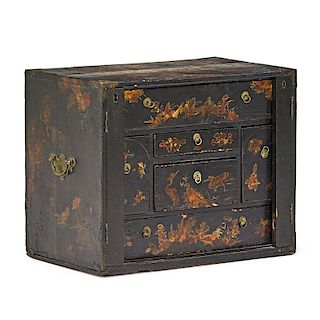 JAPANESE LACQUER TABLE CABINET