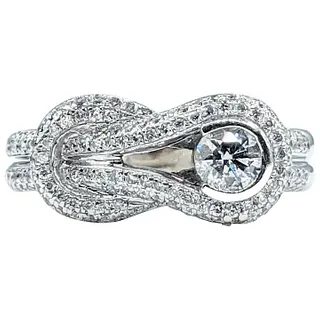 Unique & Contemporary Diamond "Knot" Ring