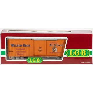 Wilson Brothers Circus Baggage Car Limited Edition Serial Number 1941