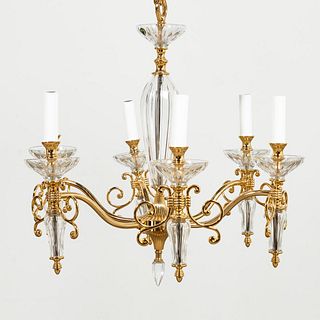 WATERFORD CRYSTAL "CARINA" SIX-LIGHT CHANDELIER