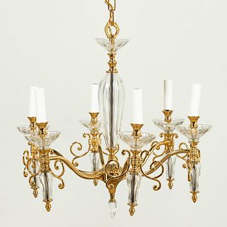 WATERFORD CRYSTAL "CARINA" SIX-LIGHT CHANDELIER