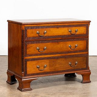CHINESE CHIPPENDALE-STYLE THREE-DRAWER CHEST