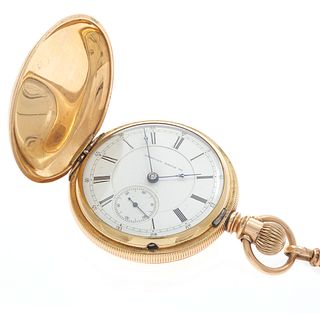 Hampden Perry Gold-Filled Hunting Case Pocket Watch