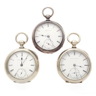 Group of Three Elgin National Watch Co. Pocket Watches