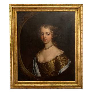 Oil on Canvas, Portrait of a Young Woman