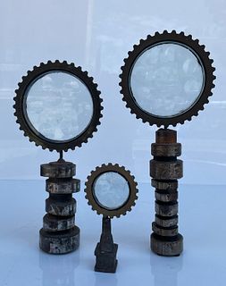 Set of 3 Magiscopes Sculptures by Feliciano Bejar
