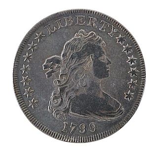 U.S. 1799 DRAPED BUST $1.00 COIN