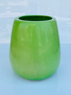 Large Lime green ceramic planter