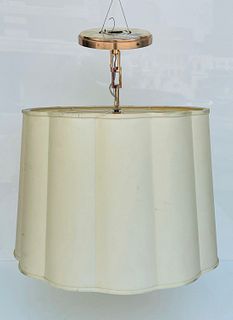 Scallop Large Hanging Shade Chandelier by Barbara Barry
