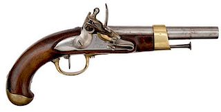 French Napoleonic 1st Empire M-1777 Flintlock Pistol 