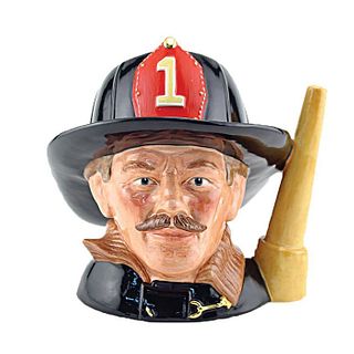 Fireman (Fire Hose Handle) - Large - Royal Doulton Character Jug