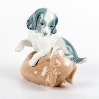 Nao By Lladro Porcelain Figurine, Dogs Playing