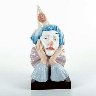 Jester with Base 01005129 - Lladro Porcelain Bust