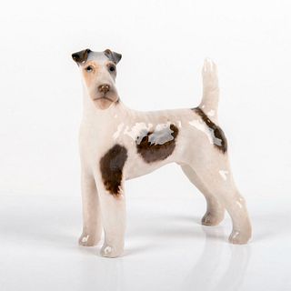 Royal Copenhagen Dog Figurine, Wirehaired Fox Terrier