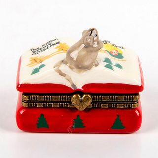 Vintage French Trinket Box, The Night Before Christmas