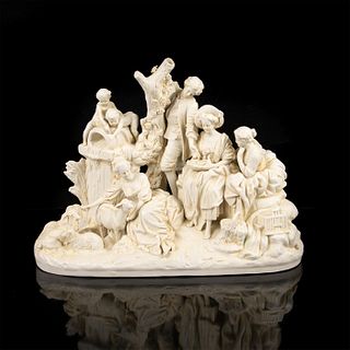 Kister Scheibe-Alsbach Porcelain Bisque Figurine Grouping