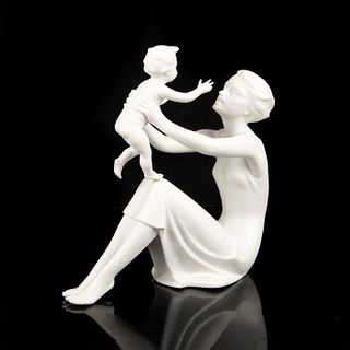 Kaiser Bisque Porcelain Figurine, Mother And Child