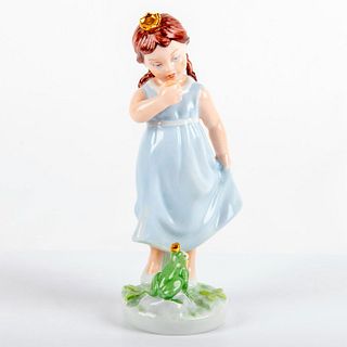 Royal Dux Porcelain Figurine, Princess And Frog