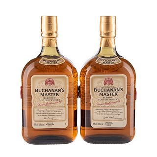 Buchanan's. Master. Blended. Scotch Whisky. Pierzas: 2. En presentación de 750 ml.