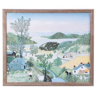 Offset lithograph After Grandma Moses A Beautiful World
