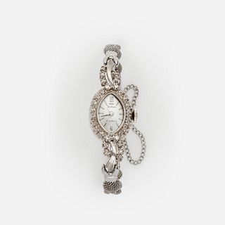 Waltham Diamond 14k ladies wristwatch 