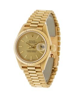 ROLEX Oyster Perpetual Datejust ladies' watch.