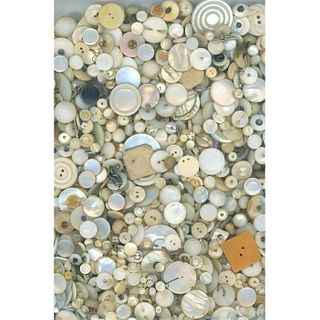 LARGE BAG LOT OF PEARL BUTTONS
