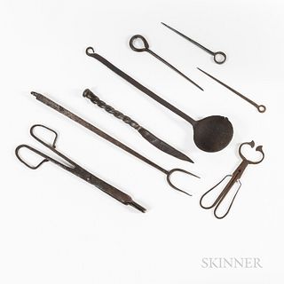 Group of Iron Implements