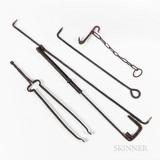 Group of Iron Household Implements