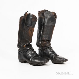 Pair of Early Leather Boots