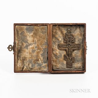 Leather Case Containing a Cross