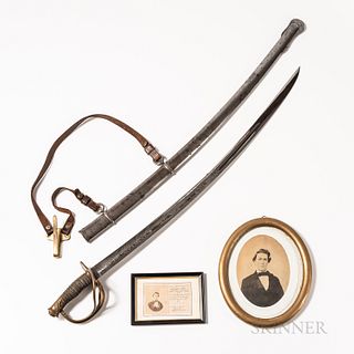 Lieutenant John Motter Annan's Model 1860 Cavalry Officer's Saber and Photographs