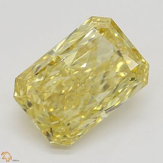 2.01 ct, Natural Fancy Orangy Yellow Even Color, SI1, Radiant cut Diamond (GIA Graded), Appraised Value: $44,600 