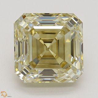 2.52 ct, Natural Fancy Brownish Yellow Even Color, VS1, Square Emerald cut Diamond (GIA Graded), Appraised Value: $22,800 