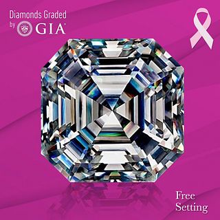 5.01 ct, F/VS1, Square Emerald cut GIA Graded Diamond. Appraised Value: $512,800 