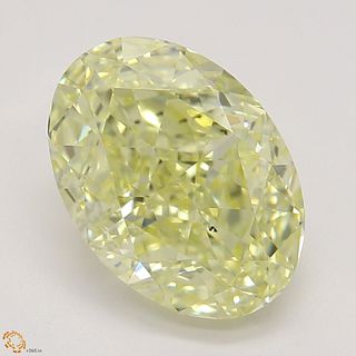 1.81 ct, Natural Fancy Yellow Even Color, VS2, Oval cut Diamond (GIA Graded), Appraised Value: $23,300 