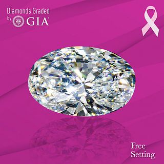 1.51 ct, F/VVS1, Oval cut GIA Graded Diamond. Appraised Value: $31,000 