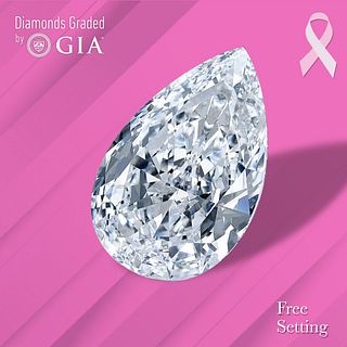 1.53 ct, D/VVS1, Pear cut GIA Graded Diamond. Appraised Value: $38,300 