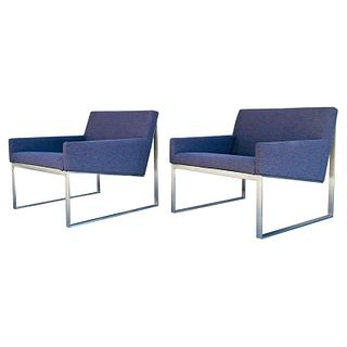 Pair of B.3 Armchairs by Fabien Baron for Bernhardt