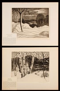 WILLIAM MacLEAN (1897-1977) PENCIL SIGNED ETCHINGS