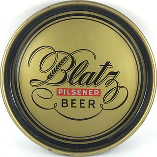 1947 Blatz Pilsener Beer 13 inch Serving Tray