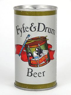 1973 Fyfe & Drum Beer 12oz Tab Top Can T66-21