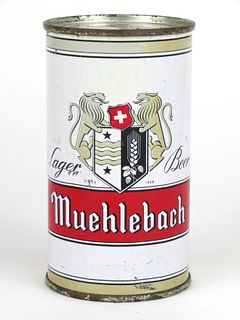 1957 Muehlebach Lager Beer 12oz Flat Top Can 100-31