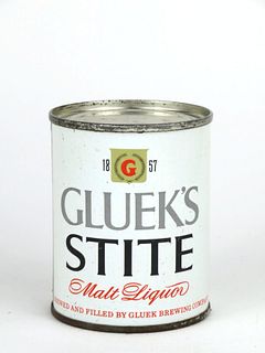 1959 Gluek's Stite Malt Liquor 8oz Flat Top Can 241-07