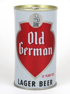 1967 Old German Lager Beer 12oz Tab Top Can T100-24