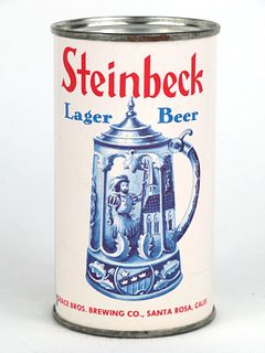1960 Steinbeck Lager Beer 12oz Flat Top Can 136-10
