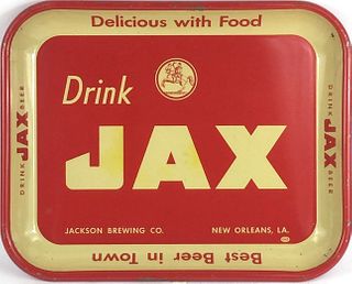 1948 Jax Beer 10½ x 13½ inch Serving Tray