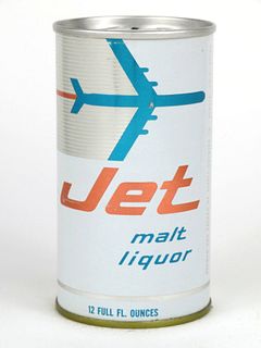 1968 Jet Malt Liquor 12oz Tab Top Can T125-20