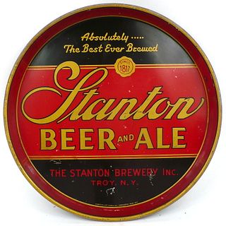 1933 Stanton Beer and Ale 12 inch Serving Tray