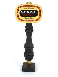 1973 National Bohemian Beer Tall Wooden Tap Handle